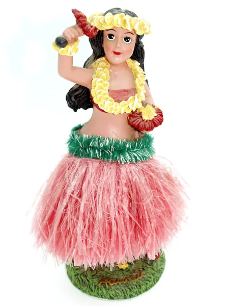 Boneca havaiana colorida — Fotografia de Stock