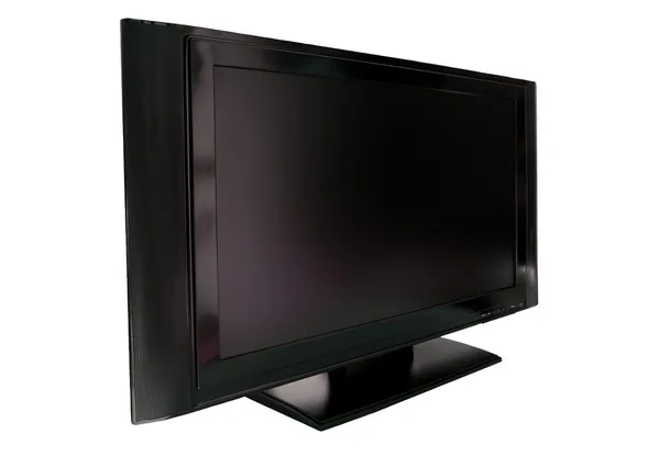 LCD eller plasma tv cutout — Stockfoto