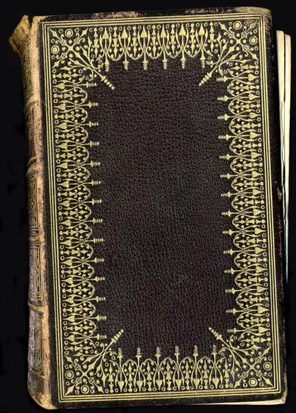 Vintage texture libro in pelle — Foto Stock
