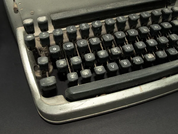 Vintage oude type schrijver sleutels — Stockfoto