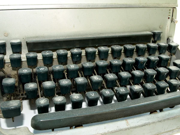 Vintage oude type schrijver sleutels — Stockfoto