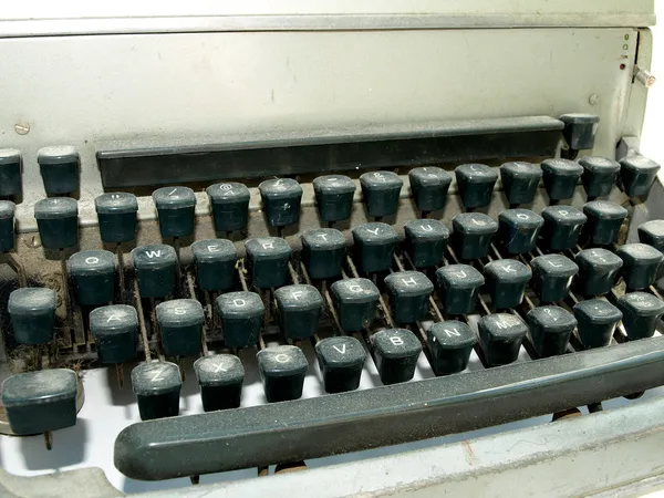 Vintage velho tipo escritor chaves — Fotografia de Stock