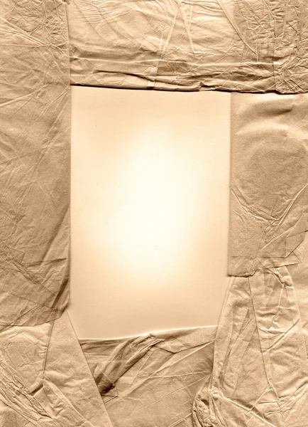 Vieux cadre en papier tissu — Photo