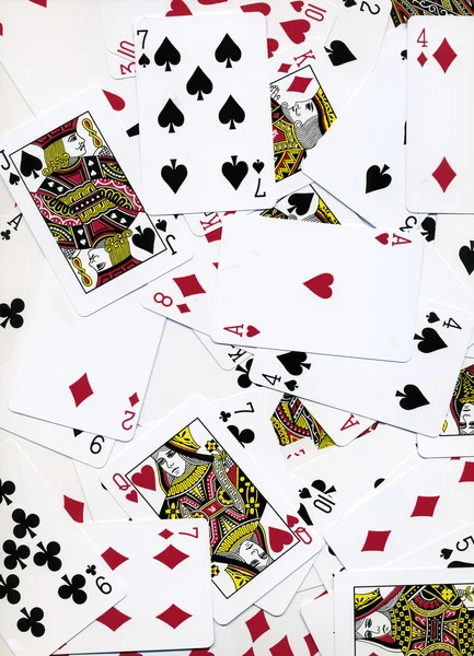 Jugar a las cartas diseño de fondo — Foto de Stock