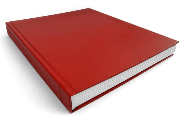 Livro vermelho fundo — Fotografia de Stock