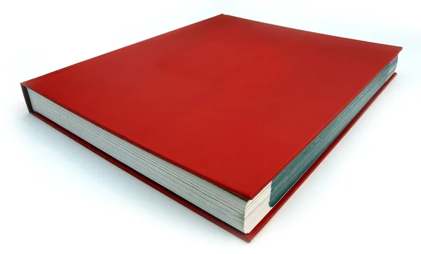 Livro vermelho fundo — Fotografia de Stock