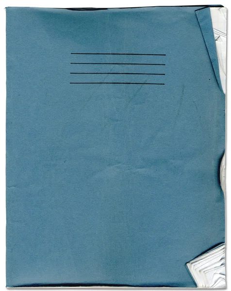 Rugosa Old School Notebook Textura — Fotografia de Stock