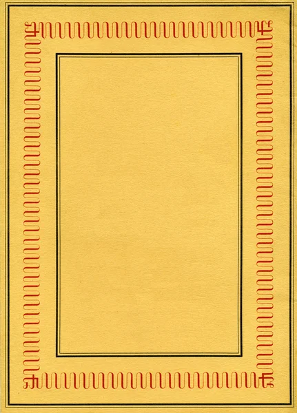 紙 t に対してヴィンテージの装飾的なフレーム — ストック写真