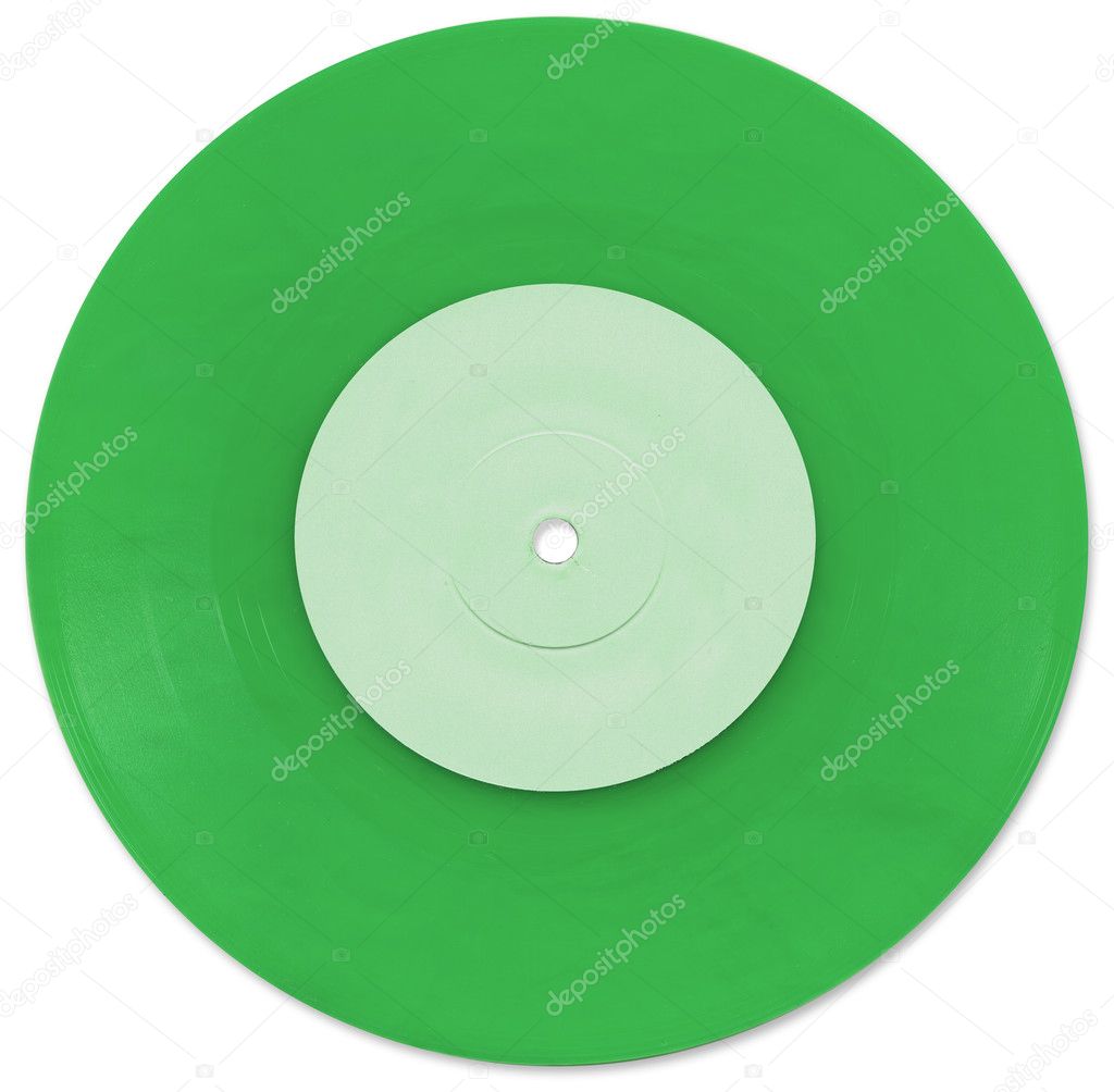 Green 7 inch Vinyl Single