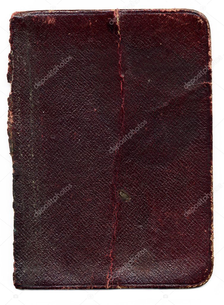 Old broken leather book texture