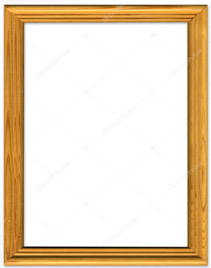 Simple pine picture frame border design