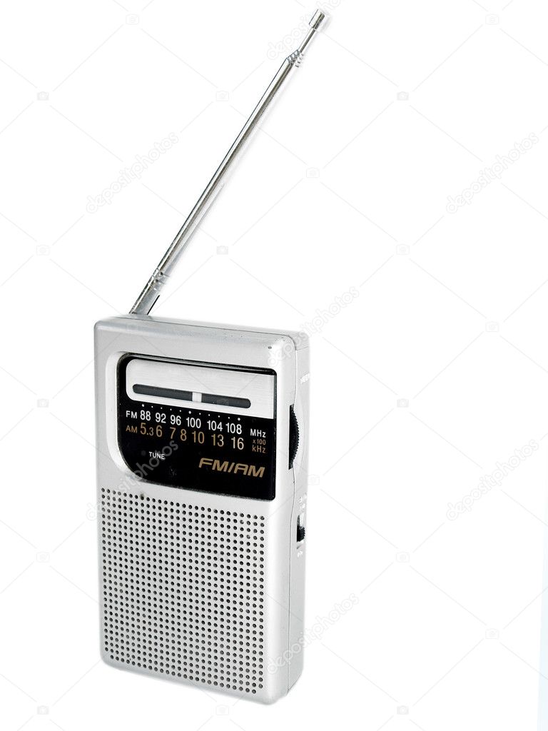 Old fashioned pocket radio