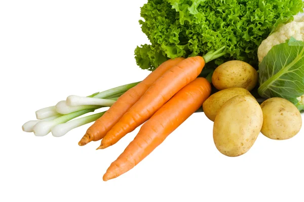 Zanahoria, papa, col — Foto de Stock