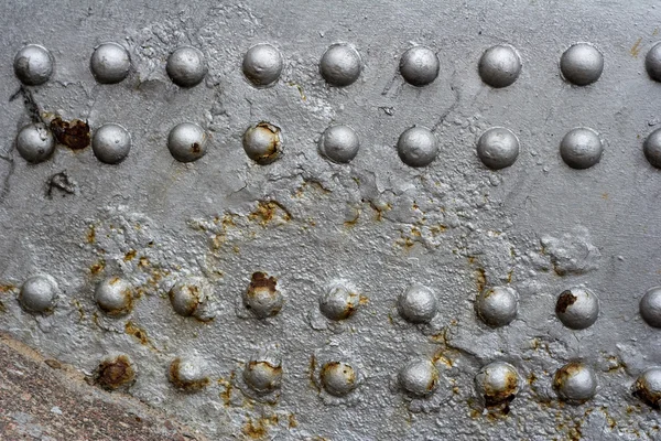 stock image Rusty background with rivets