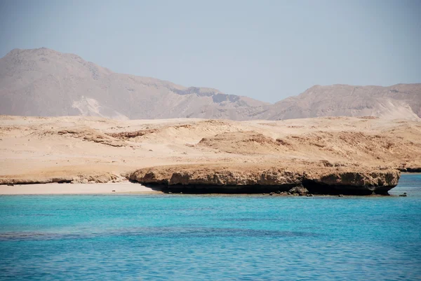 stock image Island the Tyrant. Red sea