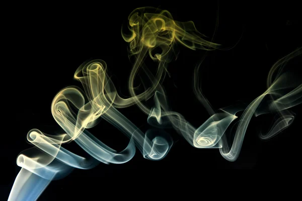 Streszczenie krzywe dymu — Zdjęcie stockowe