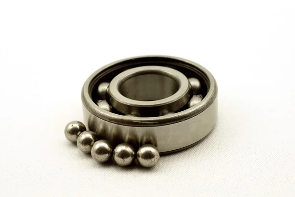 Bearing and steel balls — Stock Photo, Image