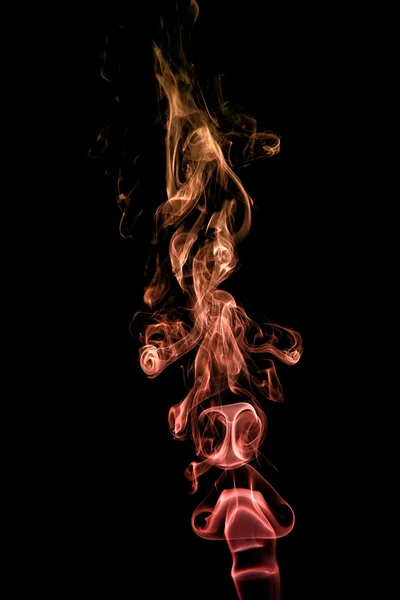 煙からのカーブ。煙の写真. — ストック写真