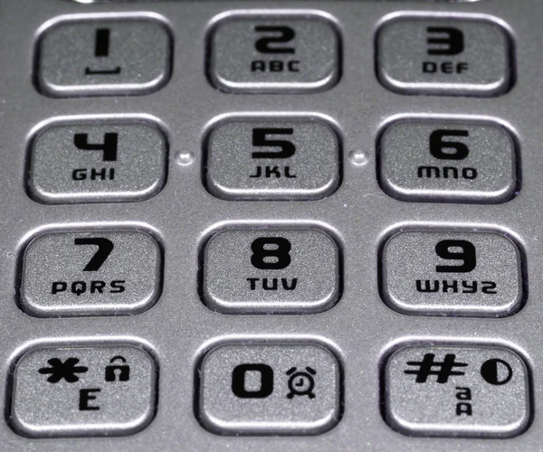 stock image Keyboard of the phone