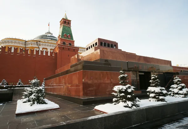 Lenins Mausoleum, der Kreml — Stockfoto