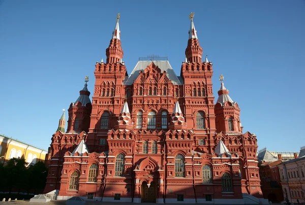Moskova, Kızıl Meydan, tarihi Müzesi — Stok fotoğraf