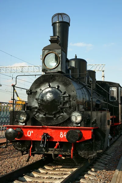 古老的蒸汽机车 — 图库照片