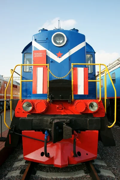 De oude locomotief — Stockfoto