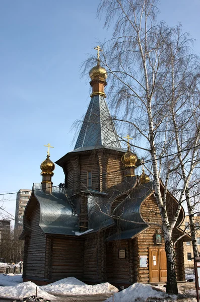 Древний храм Москвы — стоковое фото