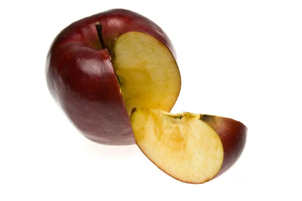 The cut apple. — Stock Photo, Image