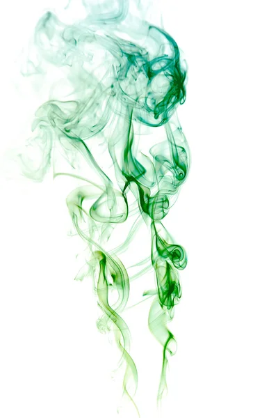 Kurven aus dem Rauch. ein Rauchbild. — Stockfoto