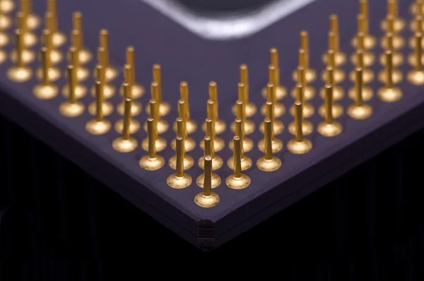 Процессорный чип — стоковое фото