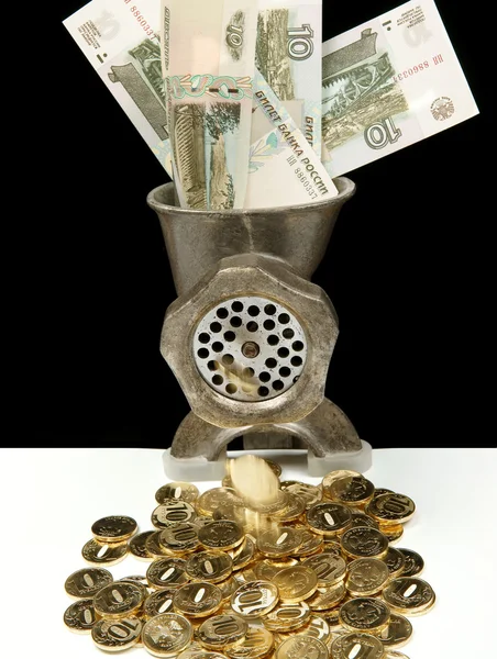 Vervanging van oude Russische geld — Stockfoto