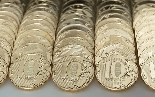 New Russian coins — Stock Photo, Image