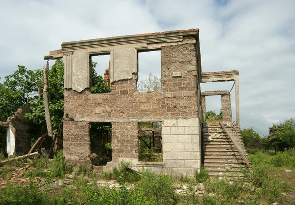 Casas vacías en Abjasia después de la guerra — Foto de Stock