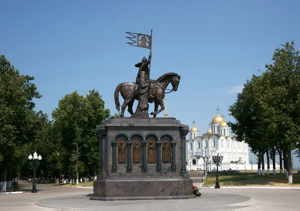 Памятник Александру Неве в России — стоковое фото