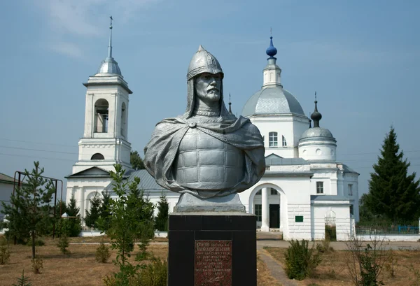Denkmal für Alexander Newa in Russland — Stockfoto