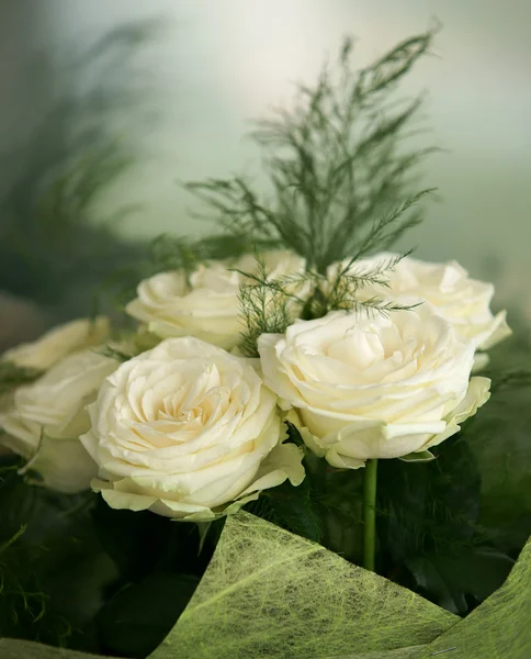 Blumenstrauß der Braut aus nächster Nähe — Stockfoto