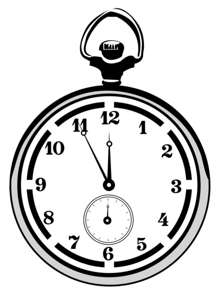 Staré hodinky — Stockový vektor