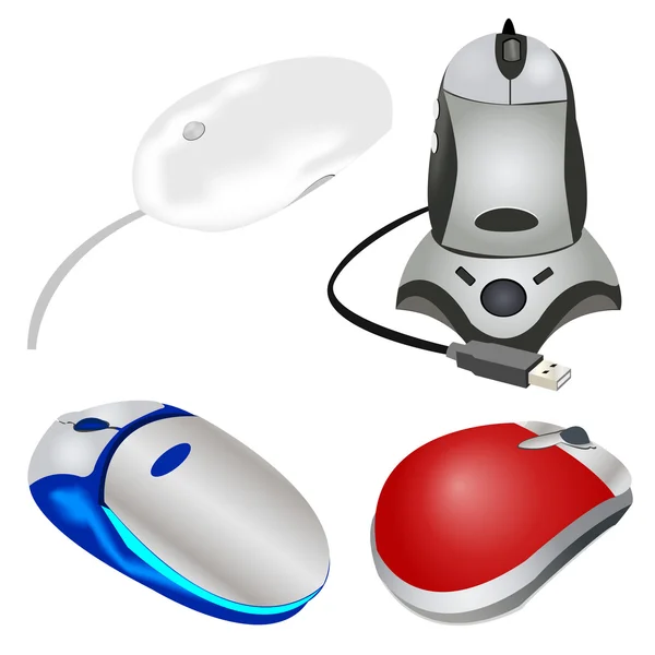 Mouse per computer — Vettoriale Stock