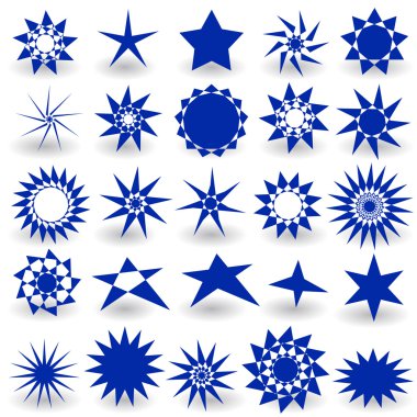 Collection of stars clipart