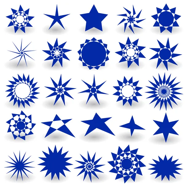 Collection d'étoiles — Image vectorielle