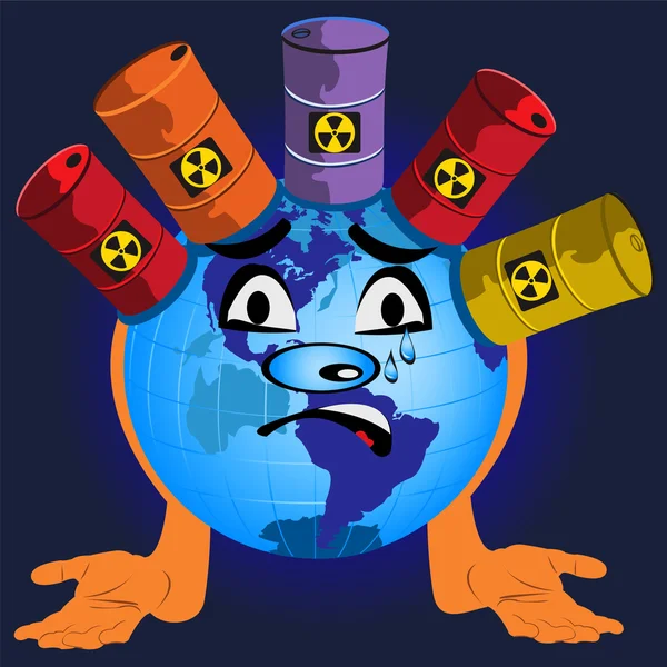 Giftig afval — Stockvector