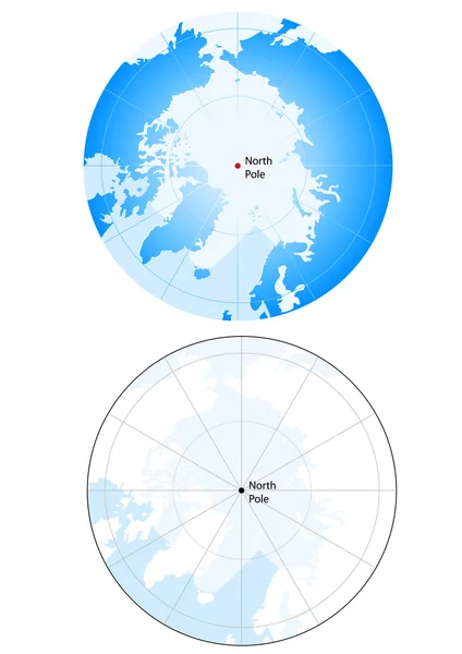 Polo Nord — Vettoriale Stock