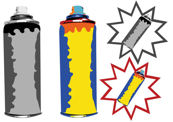 Spray cans