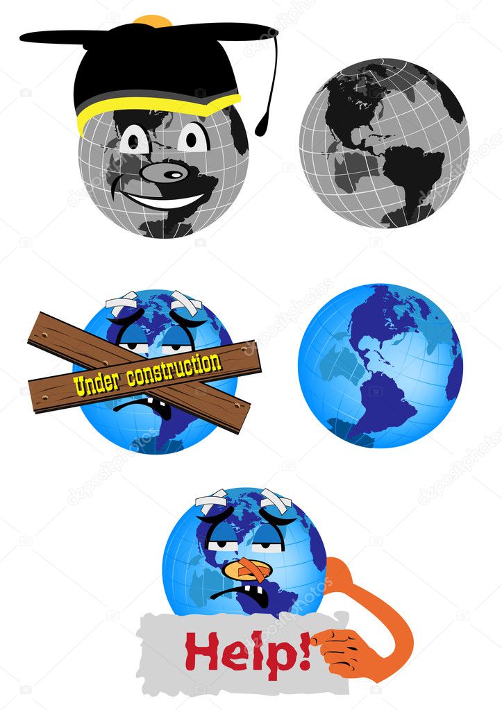 Funny globes