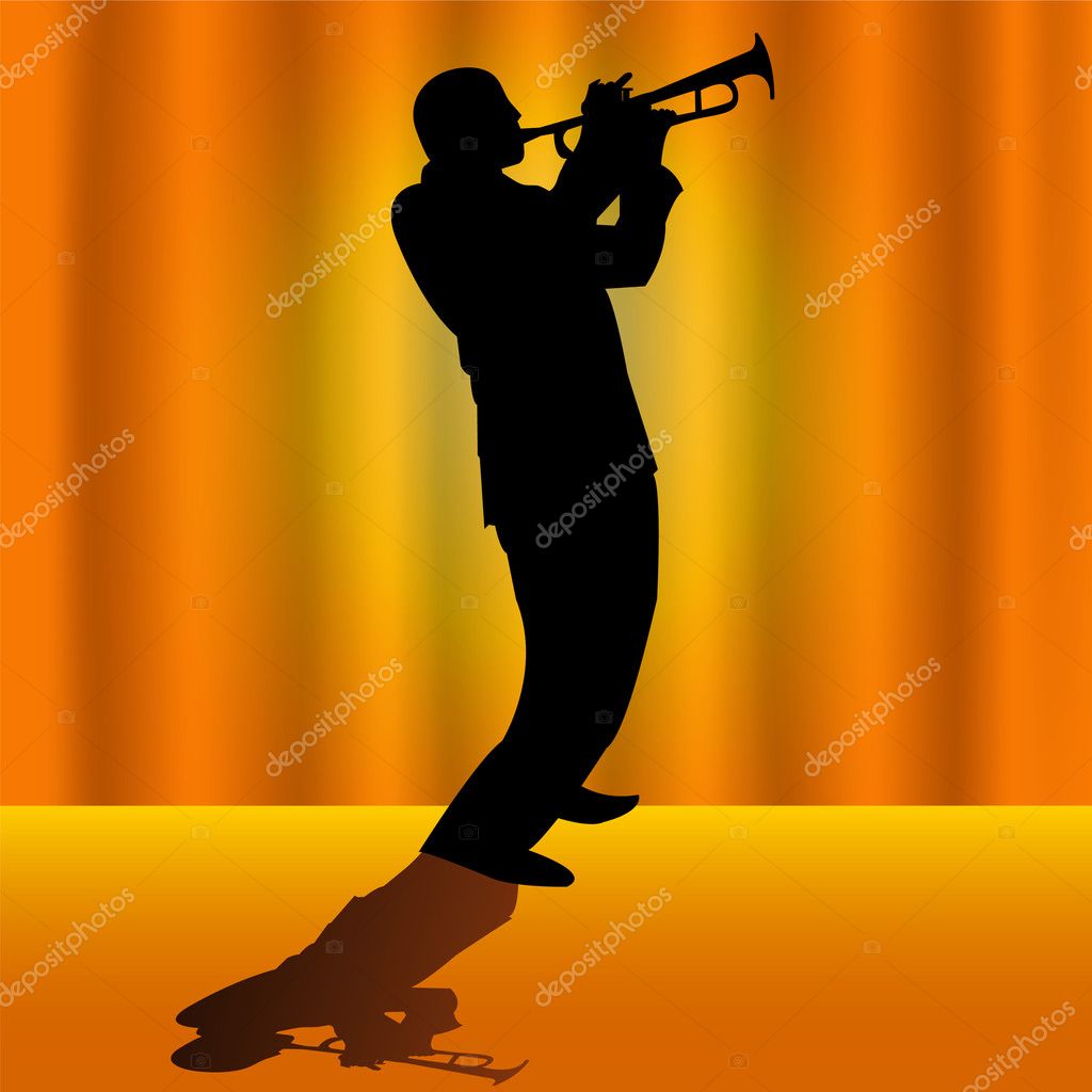 Trumpet player Stock Vector by ©Stiven 2848505