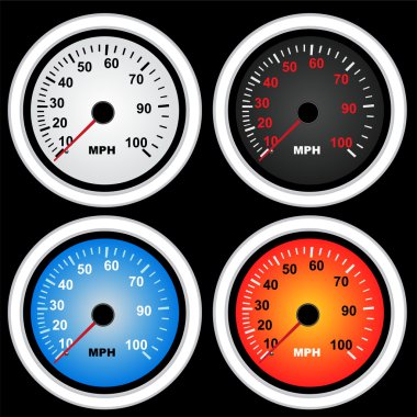 Speedometers clipart