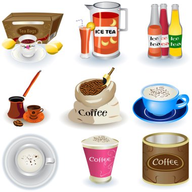 Drink icons 2 clipart