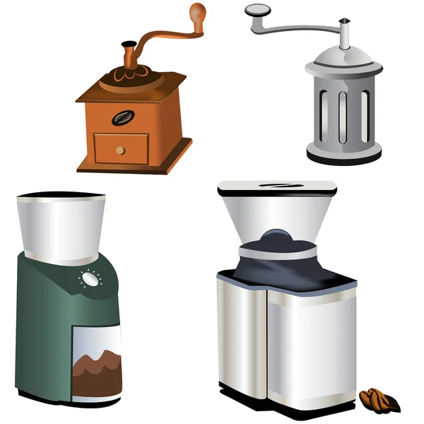 stock vector Coffee grinders