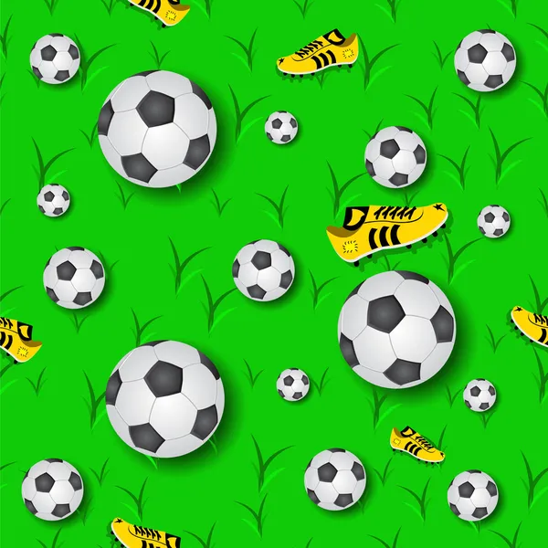 Football Seamless Pattern — 图库矢量图片